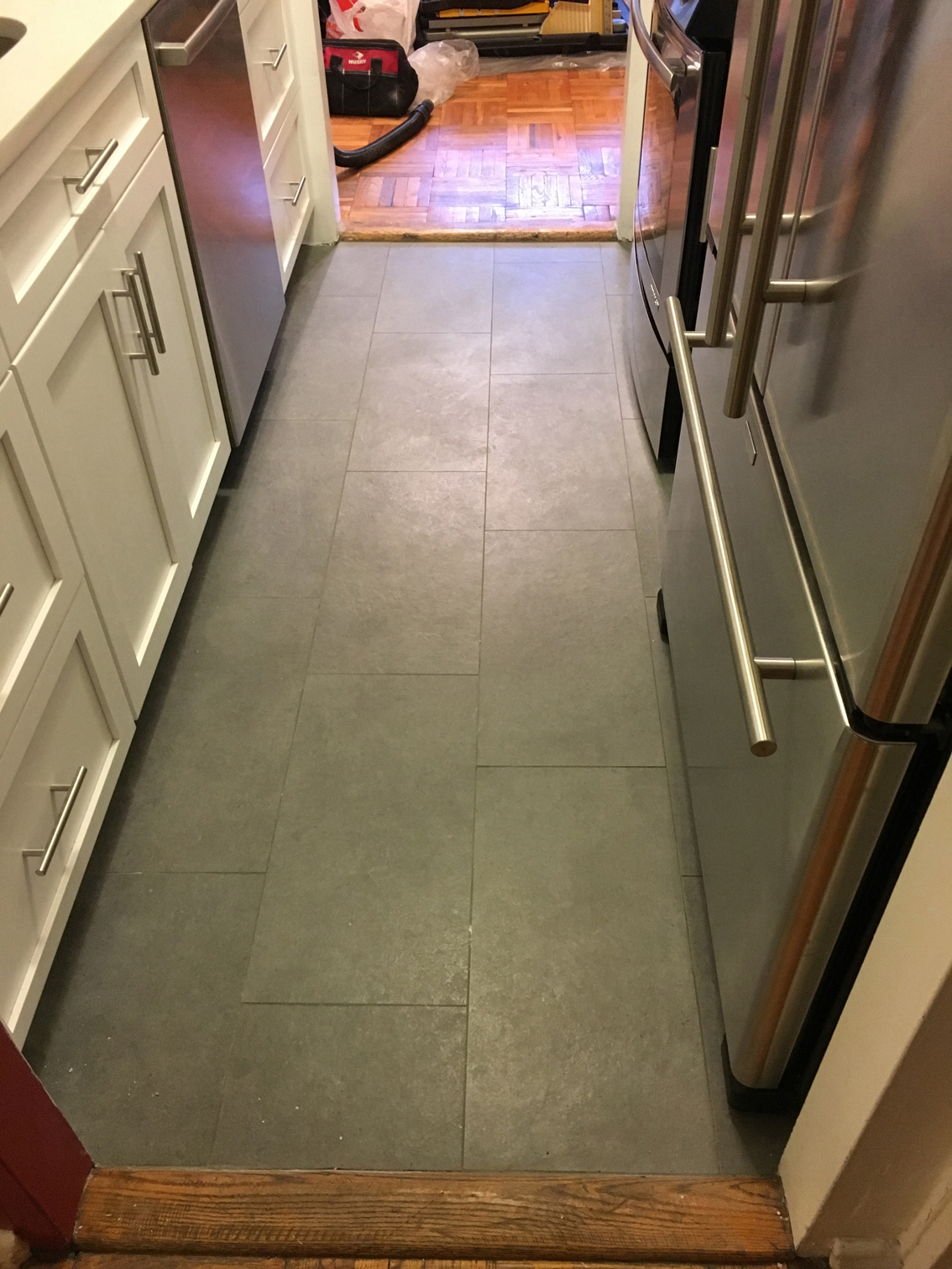 Kitchen floor remodel